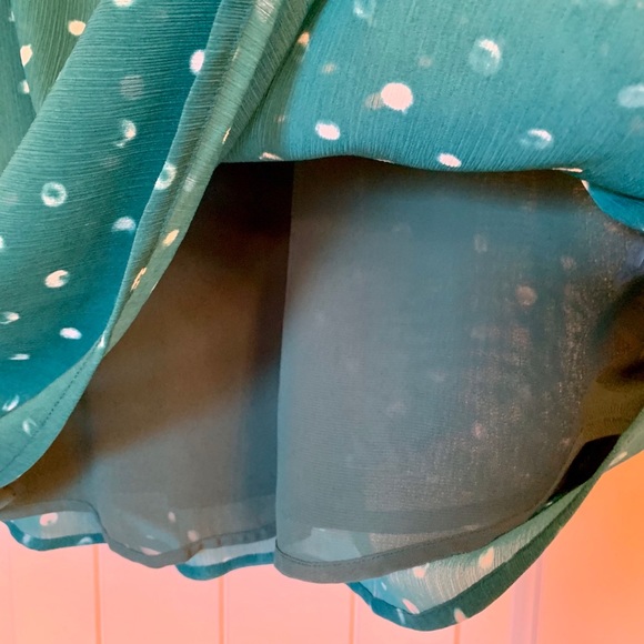 J Crew Short Sleeve Ruffle Top in Painted Top - Picture 9 of 10